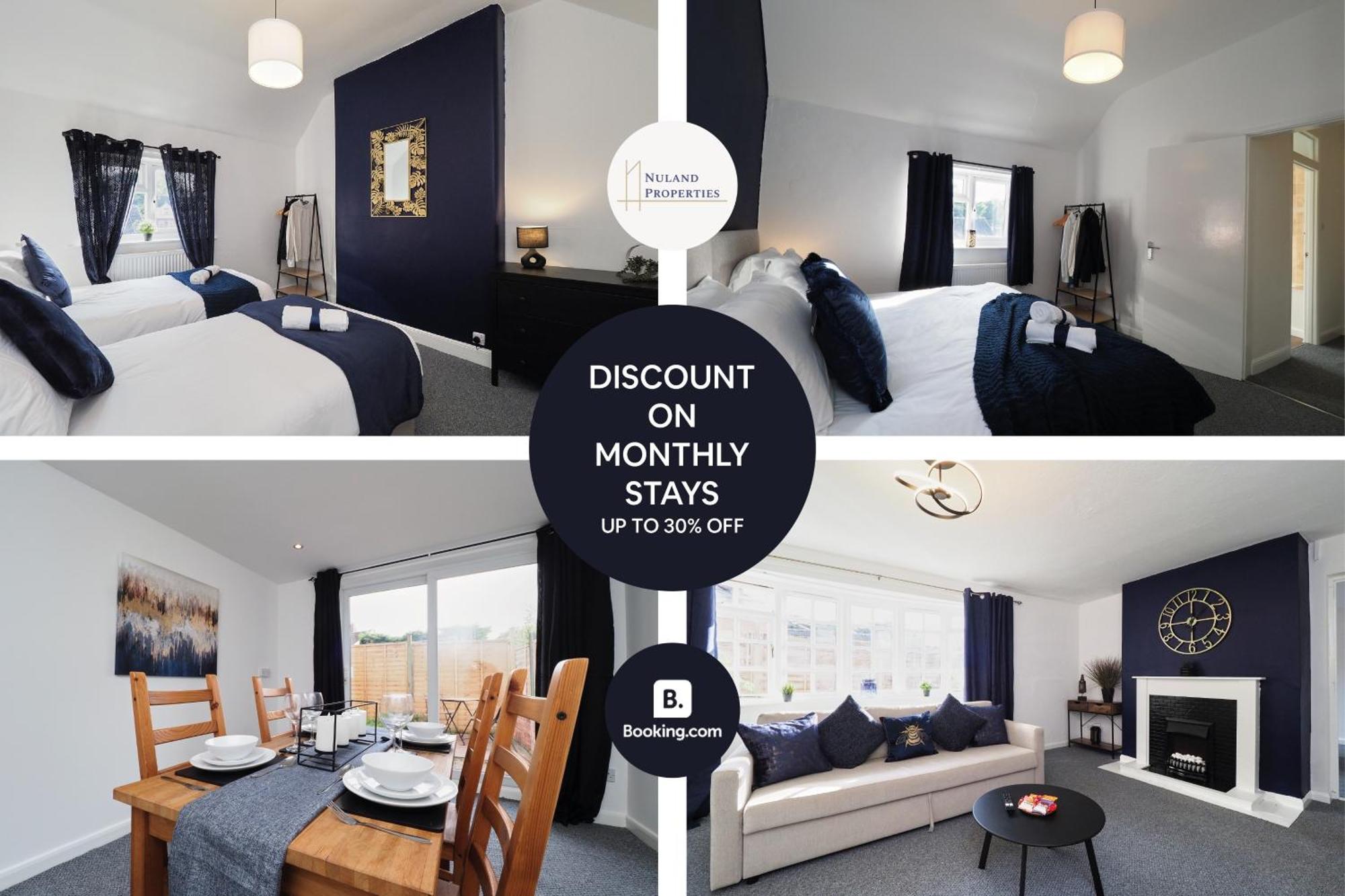 Home In Wellesbourne - Contractors - Families - Reduced Rates Eksteriør billede